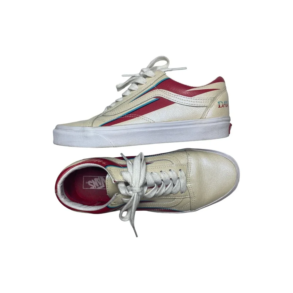 Vans Old Skool David Bowie Aladdin Sane Sneakers Mens 6 Womens 7.5‎ Limited Rare